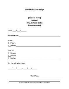 medical release form with the name and date on it, in white paper or black ink