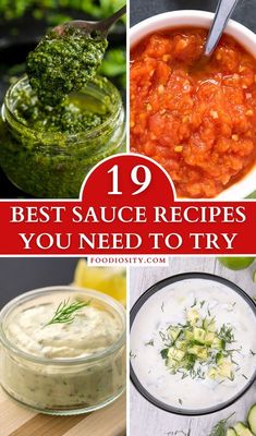 the top 10 best sauce recipes you need to try