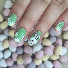 Easter Nail Ideas Spring, Nail Ideas Spring, Easter Nail Ideas, Nail Desi, Classy Nail Art, Natural Nail Art