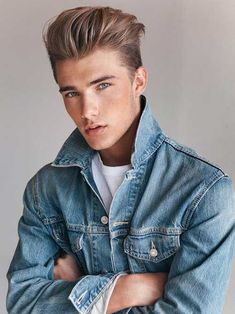 60 Best Hairstyles for Teenage Guys in 2024 - Modern Teen Pompadour Haircut, Pompadour Men, Pompadour Fade, Pompadour Hairstyle, Quiff Hairstyles, Mens Fade, Fade Haircut