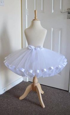 White Tutu Skirt, Tutu, Tutu Skirt, Birthday Tutu, 1st Birthday, Girls Tutu Skirt, Girl's Skirt, Skirt, Party, Baby Tutu, Baby Skirt