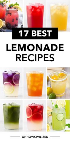 the best refreshing lemonade recipes