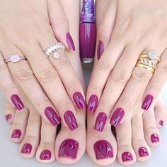 Shapes Nails, Acrylic Nail Shapes, Classy Nail Designs, Fav Color, Popular Nails, Pedicures, Classy Nails, Nail Shapes, Nail Polish Colors