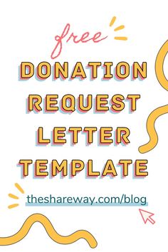 the free donation request letter template is available for use on this website or in print