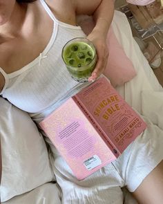 matcha lifestyle aesthetic pink pajama set outfit book reading Skincare Bible, Pink Girly Things, Effective Skin Care Products, Green Smoothie, Just Girly Things, Soft Girl, Pink Girl