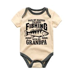 Bring a smile to grandpa's face with this cute Fishing Buddy Baby Bodysuit. Perfect for a day out on the water, this bodysuit is a great way to bond with your little one. Makes for a thoughtful grandfather gift and a fun addition to any baby's wardrobe. Keywords : Fishing with grandpa, Baby Bodysuit, Fishing Buddy, Grandfather Gift, Funny Grandpa Baby clothes, Baby clothing, Grandparent gift, Fishing theme, Baby outfit, Grandpa's buddy, Newborn, Funny baby outfit, Family bonding, Cute baby cloth Fishing Pregnancy Announcement, Fishing With Grandpa, Baby Mama Drama, Funny Baby Gifts, Funny Pregnancy Announcement, Thoughtful Baby Shower Gifts, Pregnancy Announcement Gifts, Grandpa Funny, Funny Baby Clothes