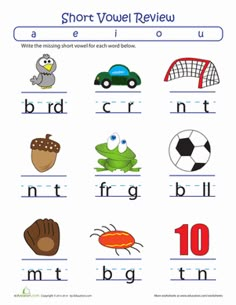 short and long words worksheet with pictures