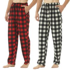 Mens lounge pants with pockets: Made of Polyster,Spandex Men's pajama bottoms: Elastic waist provides you a comfy, secure fit Perfer men sleep pants to share with your friends or family The plaid sleep pants for men featurs allover plaid pattern bring fun to your bedtime Size: L.  Color: Red.  Gender: male.  Age Group: adult. Plaid Pyjama Bottoms, Plaid Pyjama, Pjs Bottoms, Mens Pyjama Bottoms, Plaid Pjs, Mens Lounge, Mens Flannel Pajamas, Flannel Pajama Bottoms, Mens Pajama