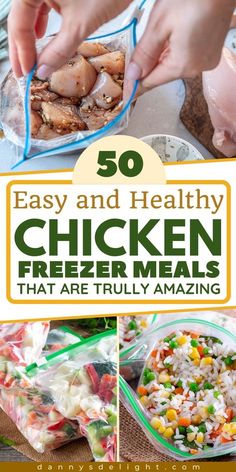 chicken freezer meals that are truly amazing and easy to make in minutes or less