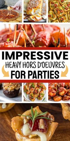 Impressive Heavy Hors D'oeuvres For Parties