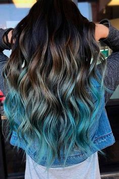 Are you looking for dark blue hair color for ombre and teal? See our collection full of dark blue hair color for ombre and teal and get inspired! Dark Blue Hair, Teal Hair, Hair Shades, Auburn Hair, Hair Dye Colors