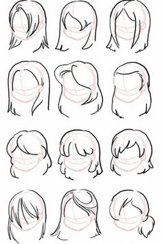 how to draw anime hair step by step with pictures for beginners and advanced drawing