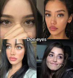 Eyes Type, Doe Eye Makeup, Makup Looks, Beauty Treatments Skin Care, Beautiful Eyes Color, Types Of Eyes, Doe Eyes, Beauty Goals