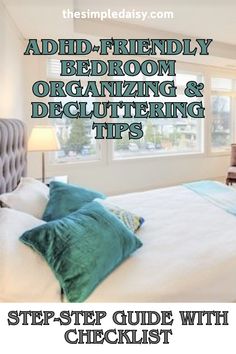 If you have ADHD, keeping your bedroom organized may be especially challenging for you. I have created this list of step-by-step ADHD-friendly bedroom organizing tips to help you succeed. But because the bedroom is not a public space, it becomes a magnet for everything that we may not want others to see. You deserve to have a supportive and tranquil place to retreat to at the end of a busy day. Follow these tips to get your bedroom organized, decluttered, and clean once and for all. Bedroom Tidying Checklist, How To Keep Your Bedroom Clean, Organizing For Add Adults, Neurodivergent Organization, How To Declutter Your Bedroom Checklist, Ways To Deep Clean Your Bedroom, Decluttering Bedroom, Clean Room Ideas