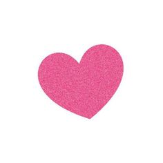 a pink heart on a white background