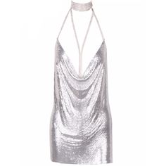 Kenda Silver Metallic Mini Dress (€102) ❤ liked on Polyvore featuring dresses, white layered dress, double layer dress, short spaghetti strap dress, short dresses and white dress Short White Cocktail Dresses, Backless Party Dress, White Spaghetti Strap Dress, Cindy Dress, Metallic Mini Dress, Silver Metallic Dress, White Sequin Dress, Cocktail Dress Holiday, Silver Cocktail Dress