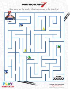 the mario kart maze is shown in this image