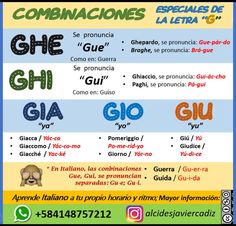 an advertisement for the spanish language class, which is written in different colors and font