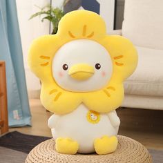 Ultra Fluffy Duck Plushie Pillows Pillows Bobo's House Yellow 20cm Fluffy Duck, Duck Plushie, Plush Toy, Pillows, Yellow, Kawaii