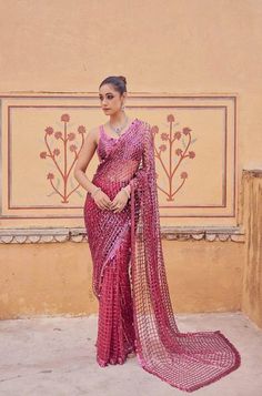 Light Thulian Pink Mono Net Festive Wear Saree, Saree for USA Women, Designer Saree, Party Wear Saree, Wedding Wear Saree, Saree, Sarees. - Etsy Plus Size Lehenga, Gota Patti Saree, Mirror Work Lehenga, Kora Silk Sarees, Simple Lehenga, Saree Bollywood, Saree Floral