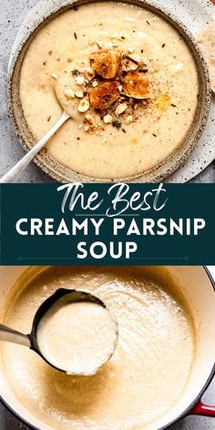 the best creamy parsnip soup recipe