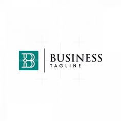 the logo for business tagline is shown in black and green on a white background