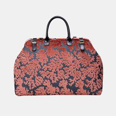 St Tropez Scuba Coral Large Carpetbag  MCW Handmade Traditional Carpet, Overnight Travel Bag, Large Travel Bag, Work Tote Bag, Carpet Bag, Mens Travel Bag, Overnight Bags, Large Carpet, Mary Poppins