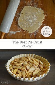 the best pie crust ever is made and it's ready to be cut in half