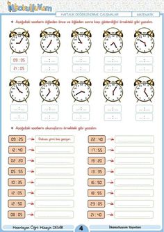 the worksheet for telling time in english