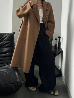 camel hair jacket with belt