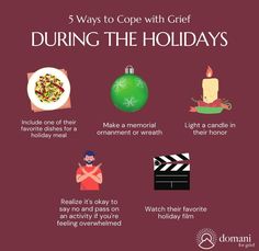 a poster with the words during the holidays and other things to do in front of it