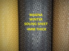 "MAGNA WINTER SOLING SHEET - Highly resistant and durable rubber panel with specialized anti-slip pattern for a more secure walk on snow and rain. - Ideal to resole winter boots and shoes. Its pattern allows more traction to the sole which can be used also for certain designs of hiking or trekking shoes. - The 4mm sheet panel could be attached to an EVA panel as it is shown in one of the pictures to build a new, thicker sole for any kind of shoe or boot. - Cutting: Flexible and dense material ea Snow And Rain, Shoe Making, Trekking Shoes, Shoe Repair, Crochet Shoes, Black Panels, Kinds Of Shoes, Star Work, Handmade Shoes