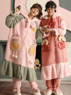 Fabric: polyester Warm up in style with this double-sized, dreamy, and cozy pajama set made from breathable, fleece-like material. Perfect for staying warm in chilly temperatures! Nightgown Sets, Cozy Pajamas, Apple Crisp, Cozy Winter, Discount Code, Spreads, Everyday Outfits, Stay Warm, Night Gown