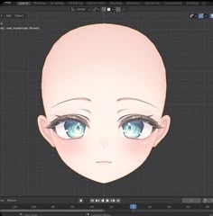 Create an easy 3D anime character in Blender with these tips Anime Head Turnaround, Head Anime Reference, Anime Head Tutorial, Vtuber Eyes, Vtuber Hair, Blender Hair, Anime Heads, Create Anime Character, Head Tutorial