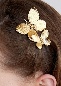 Mazarine Bobby Pin – Jennifer Behr LLC Luxury Hair Accessories, Therapist Office, Jennifer Behr, Butterfly Clips, Bobby Pin, Butterfly Hair, Luxury Hair, Feel Beautiful, Hair Stuff