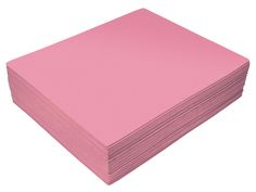 a stack of pink paper sitting on top of each other