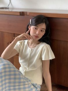 Igari Fashion, Miffy Bag, Shirt Stitching, Korean Photoshoot, Aesthetic Outfit Ideas, Girly Fashion