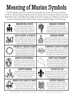 the meaning of many symbols and their meanings