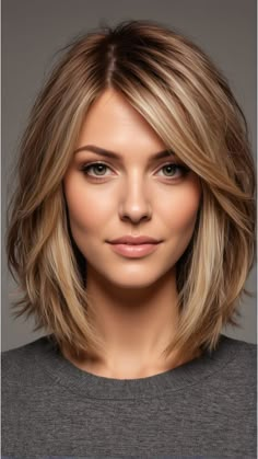 Mom Hairstyles, Shoulder Length Hair, 가을 패션, Stylish Hair, Medium Length Hair Cuts