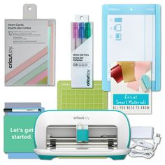 cricut's get started kit includes the cricut maker and accessories