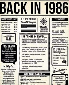 an old newspaper advertisement with the words back in 1994