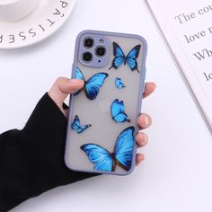 Coque Motif Papillons pour iPhone 11 - Violet Lavande Rainbow Phone Case, Iphone Colors, Unique Phone Case, Pattern Iphone Case, Pattern Case, Butterfly Pattern, Pattern Iphone, Cute Phone Cases