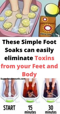 Foot Detox Soak, Health Remedies