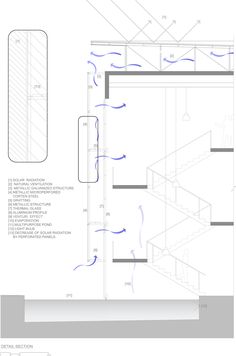 an architectural drawing shows the interior and exterior walls