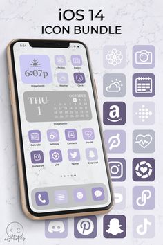 an iphone with icons on it and the text, apps for app tours 48 app icons