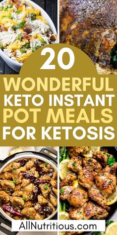 20 wonderful ketoinstant pot meals for ketoists that are easy to make