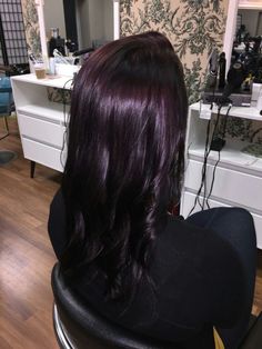 Purple Tinted Hair, Pelo Color Vino, Violet Hair Colors, Aveda Hair, Hair Tint