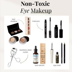 Conventional makeup can contain harmful chemicals like parabens and phthalates that disrupt hormones and irritate skin. Non-toxic makeup, made with clean, plant-derived ingredients, offers a safer, healthier alternative without compromising quality. Explore our favorite GWE-approved brands for eye makeup that prioritizes your health. #nontoxic #nontoxicmakeup #cleanbeauty Toxic Free Living, Non Toxic Makeup, Toxic Free, Eco Friendly Living, Clean Ingredients, Free Makeup, Healthy Alternatives, Harmful Chemicals, Girls Makeup