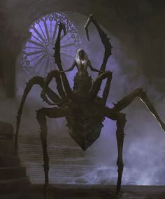 Spider Queen, Forgotten Realms, Dnd Monsters, Queen Art, Dnd Art, Dark Elf, Medieval Fantasy, Dnd Characters