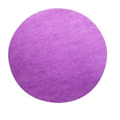 a round purple object on a white background